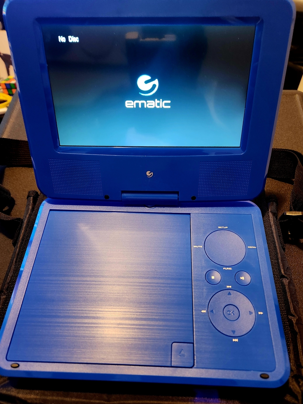 Ematic 9" Portable DVD Player in Blue
